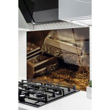 Cam Ocak Arkası Koruyucu Ankastre Arkası Koruyucu | Çikolata