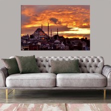 Ne Verelim Size Dekoratif Baskı Gün Batımı Ayasofya Kanvas Tablo