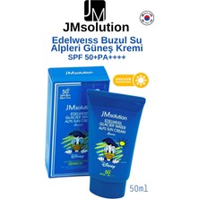 Jm Solution JMsolution Edelweiss Glacier Buzul Su Alpleri Güneş Kremi SPF 50+ Tüm Cilt Tipleri İçin Nemlendirici