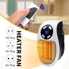 Chadconnelly Uzaktan Elektrikli Isıtıcı Taşınabilir Isıtıcı Mini Radyatör Plug-In Duvara Monte Oda Isıtıcı Ev Isıtıcı 500 W (Yurt Dışından)