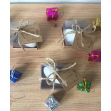 Sarruma Hediyelik Istiridye Mum Şeklinde 25 Adet Söz, Nişan, Nikah, Kına, Düğün Hatırası