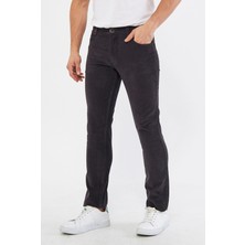 Daniel Voi Kadife Antrasit Erkek Regular Fit 5 Cep Pantolon