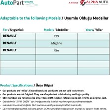 Alpha Auto Part Renault R19,MEGANE,CLIO Için Kolçak Somunu- 5'li