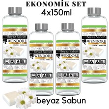 Wendore Sihirli Kokular Küre & Tüm Makinelere Uyumlu Geniş Alan Koku Makinesi Parfüm Solüsyonu Beyaz Sabun 4'lü Set