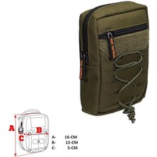 Mas Tactical Dikey Yardımcı Cep (Haki) - M