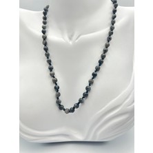 Doğal Taş Dünyası Sertifikalı Doğal Taş Labradorit Taşı Kolye Aaa Kalite 6mm