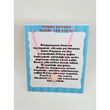 Doğal Taş Dünyası Sertifikalı Pembe Kuvars Doğal Taş Kolye Ayarlanabilir Orijinal Doğal Taş Çok Fonksiyonlu Kolye