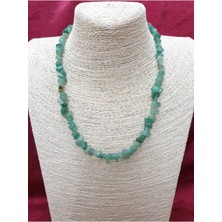 Doğal Taş Dünyası Sertifikalı Yeşim Taşı Doğal Taş Kolye