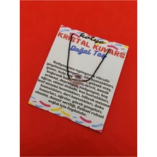 Doğal Taş Dünyası Sertifikalı Kristal Kuvars Taşı Kolye Ayarlanabilir Orijinal Doğal Taş Çok Fonksiyonlu Kolye