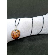 Doğal Taş Dünyası Sertifikalı Turmalin Taşı Doğal Taş Kolye