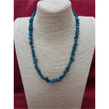 Doğal Taş Dünyası Sertifikalı Apatit Taşı Doğal Taş Kolye