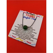 Doğal Taş Dünyası Sertifikalı Yeşim Taşı Kolye Ayarlanabilir Orijinal Doğal Taş Çok Fonksiyonlu Kolye