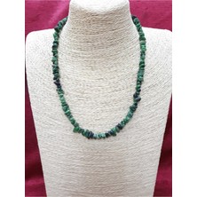 Doğal Taş Dünyası Sertifikalı Zümrüt Taşı Doğal Taş Kolye