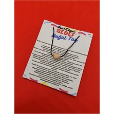 Doğal Taş Dünyası Sertifikalı Sedef Taşı Kolye Ayarlanabilir Orijinal Doğal Taş Çok Fonksiyonlu Kolye