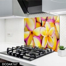 Ne Verelim Size Cam Ocak Arkası Koruyucu | Çiçek Desenli