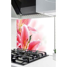 Ne Verelim Size Cam Ocak Arkası Koruyucu Ankastre Arkası Koruyucu | Çiçek