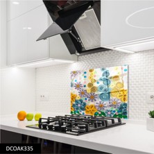 Ne Verelim Size Cam Ocak Arkası Koruyucu | Yapay Çiçekler