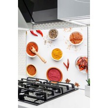 Ne Verelim Size Cam Ocak Arkası Koruyucu Ankastre Arkası Koruyucu | Baharat