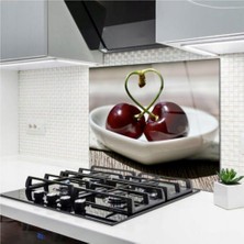 Ne Verelim Size Cam Ocak Arkası Koruyucu | Kiraz Model