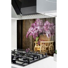 Ne Verelim Size Cam Ocak Arkası Koruyucu Ankastre Arkası Koruyucu | Çiçek