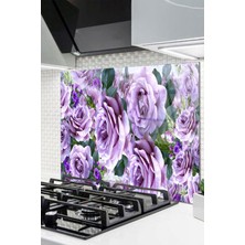 Ne Verelim Size Cam Ocak Arkası Koruyucu Ankastre Arkası Koruyucu | Çiçek