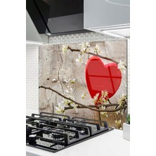 Ne Verelim Size Cam Ocak Arkası Koruyucu Ankastre Arkası Koruyucu | Kalp