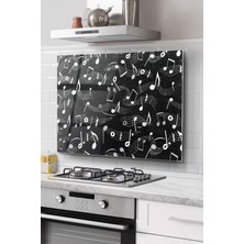 Ne Verelim Size Ocak Arkası Cam Koruyucu Tezgah Ankastre Arkası Koruyucu | Melodi Desenli