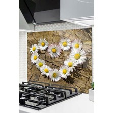 Ne Verelim Size Cam Ocak Arkası Koruyucu Ankastre Arkası Koruyucu | Kalp