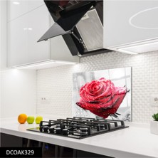Ne Verelim Size Cam Ocak Arkası Koruyucu | Çiçek