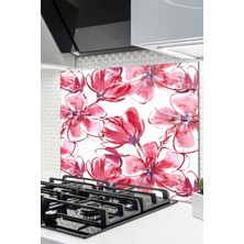 Ne Verelim Size Cam Ocak Arkası Koruyucu Ankastre Arkası Koruyucu | Çiçek