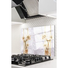 Ne Verelim Size Cam Ocak Arkası Koruyucu Ankastre Arkası Koruyucu | Çiçek