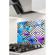 Ne Verelim Size Cam Ocak Arkası Koruyucu Ankastre Arkası Koruyucu | Kelebek