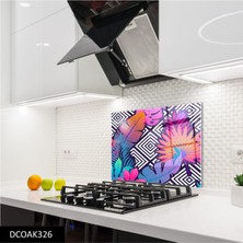 Ne Verelim Size Cam Ocak Arkası Koruyucu | Yaprak