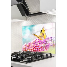 Ne Verelim Size Cam Ocak Arkası Koruyucu Ankastre Arkası Koruyucu | Kelebek