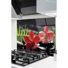 Ne Verelim Size Cam Ocak Arkası Koruyucu Ankastre Arkası Koruyucu | Çiçek