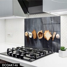 Ne Verelim Size Cam Ocak Arkası Koruyucu | Breakfast Desenli