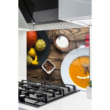 Ne Verelim Size Cam Ocak Arkası Koruyucu Ankastre Arkası Koruyucu | Yemek Tabağı