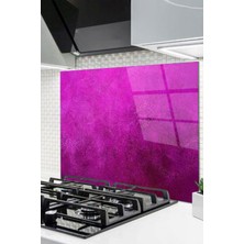 Ne Verelim Size Cam Ocak Arkası Koruyucu Ankastre Arkası Koruyucu | Fuşya