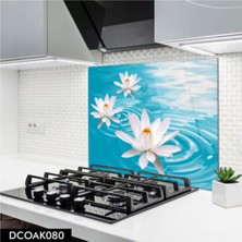 Ne Verelim Size Cam Ocak Arkası Koruyucu | Mermer Desenli