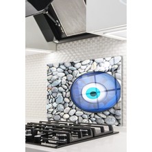 Ne Verelim Size Cam Ocak Arkası Koruyucu Ankastre Arkası Koruyucu | Nazar Boncuğu