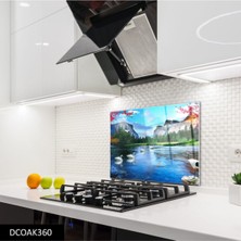 Ne Verelim Size Cam Ocak Arkası Koruyucu | Doğa