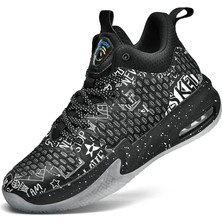 Eddyscale Unisex Basketbol Ayakkabıları Çocuk Basketbol Açık Hava Spor Ayakkabıları (Yurt Dışından)