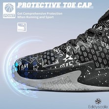 Eddyscale Unisex Basketbol Ayakkabıları Çocuk Basketbol Açık Hava Spor Ayakkabıları (Yurt Dışından)