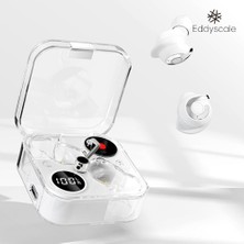 Eddyscale Kablosuz Kulak Içi Bluetooth Kulaklık Şeffaf Uzay Kapsülü (Yurt Dışından)