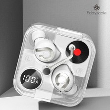 Eddyscale Kablosuz Kulak Içi Bluetooth Kulaklık Şeffaf Uzay Kapsülü (Yurt Dışından)