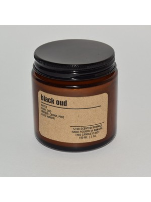 Basement : Kokulu Soya Mum : 200 gr : Black Oud