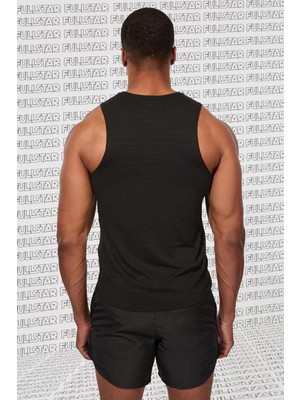 Nike Miler Running Dri Fit Training Running Tank Top Mat Siyah Erkek Atlet