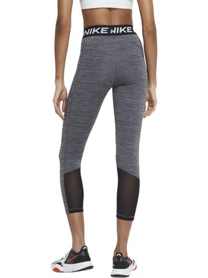 Nike Pro 365 Mid-Rise Crop Training Legging Toparlayıcı Gri Siyah Tayt