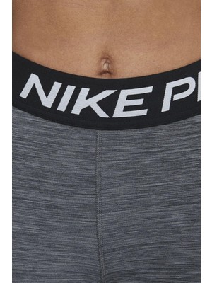 Nike Pro 365 Mid-Rise Crop Training Legging Toparlayıcı Gri Siyah Tayt