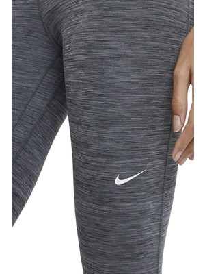 Nike Pro 365 Mid-Rise Crop Training Legging Toparlayıcı Gri Siyah Tayt